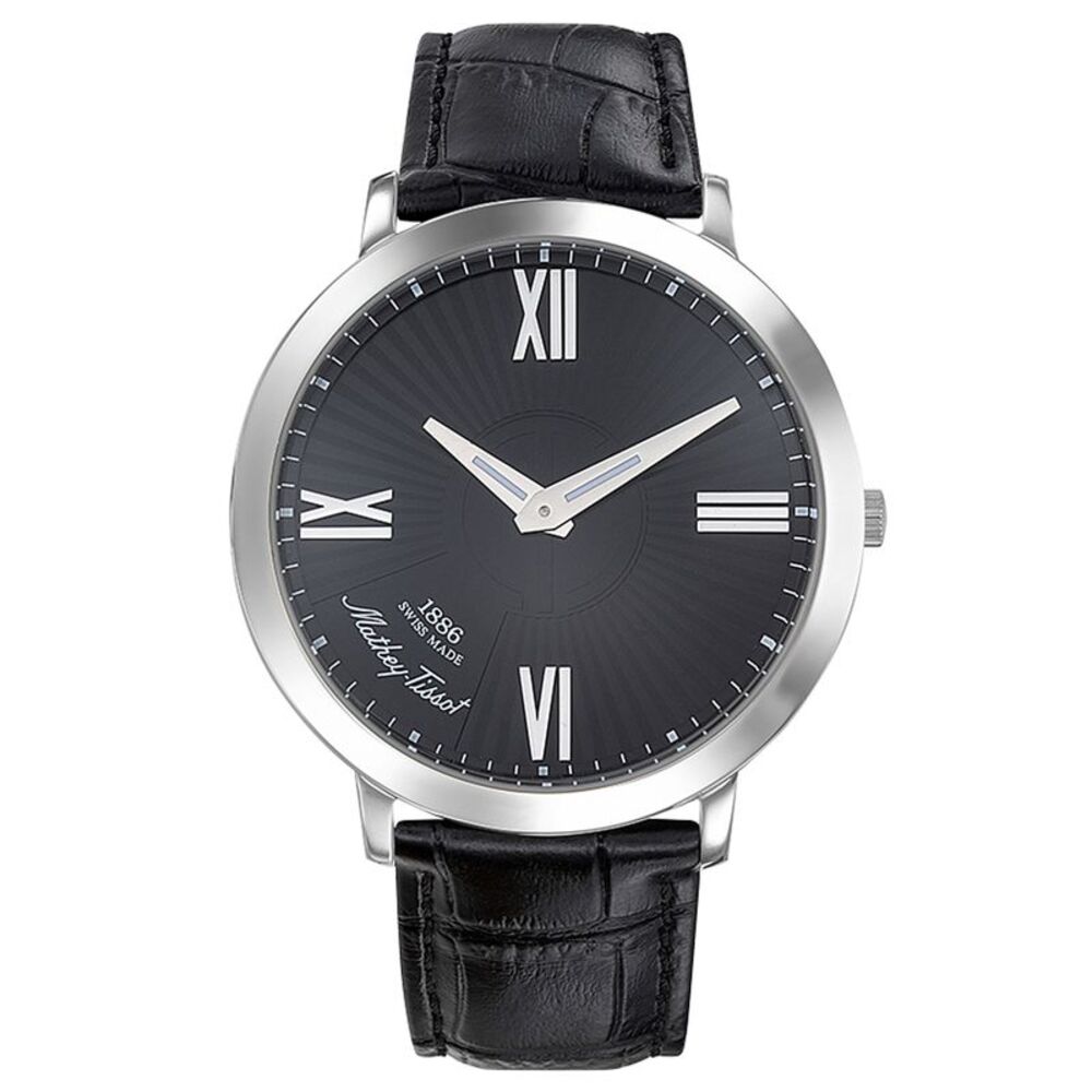 Mathey Tissot Men's Darius Black Dial Watch - H7915AVN